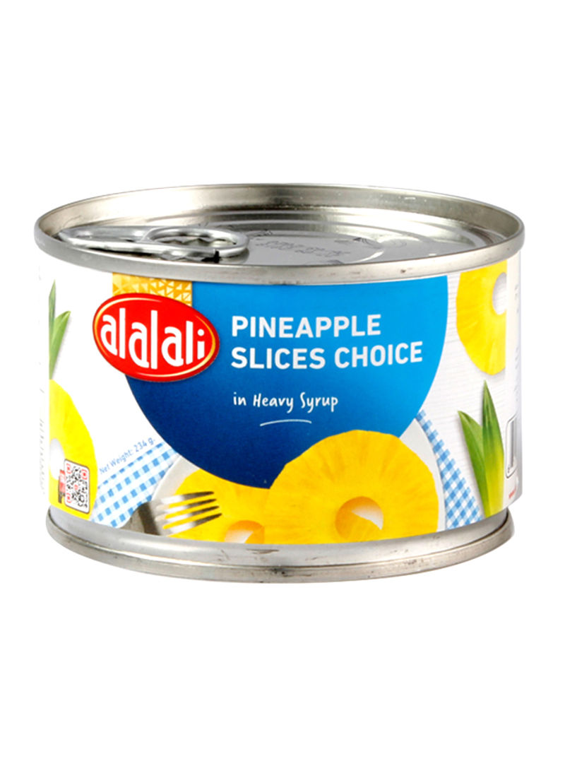 Choice Pineapple Slices In Heavy Syrup 234g