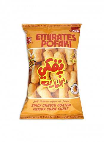 Crispy Corn Curls Hot & Spicy 80g