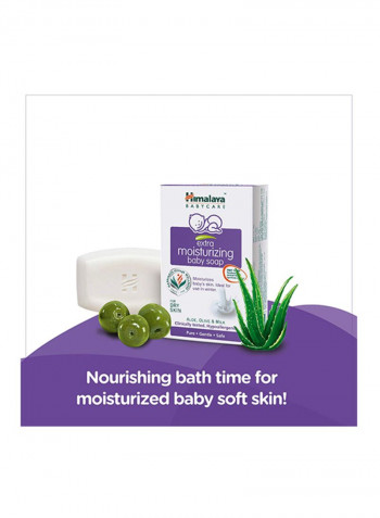 Moisturizing Baby Soap With Olive Aloe Vera And Milk 125g