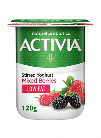Stirred Yoghurt Low Fat Mixed Berries 120g