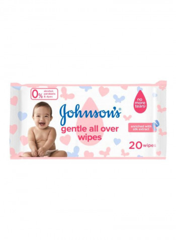 Baby Wipes - Gentle All Over, 20 Wipes