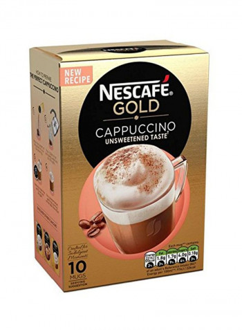 Gold Cappuccino Unsweetened Taste Coffee 14.2g