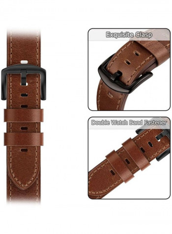 Genuine Leather Replacement Strap Band For Samsung Gear S3 Frontier/Classic