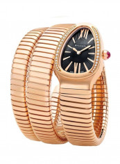 Women's Serpenti Tubogas Watch 35mm 18kt Rose Gold SPP35BGDG-2T