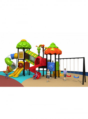 Model No: 11013 Kida Outdoor Playcentre Slide And Swing Games 1250 x 420 x 520cm
