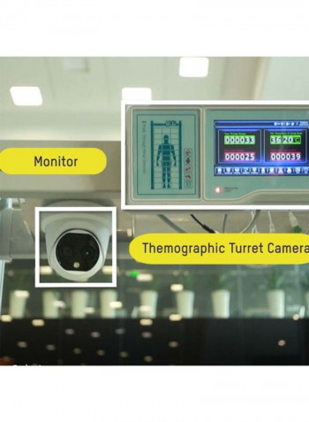 Temperature Screening Thermographic Turret Camera