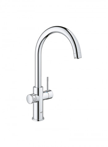 Single Lever Sink Mixer With Filter Function Chrome L 166 x W 224 x H 418millimeter