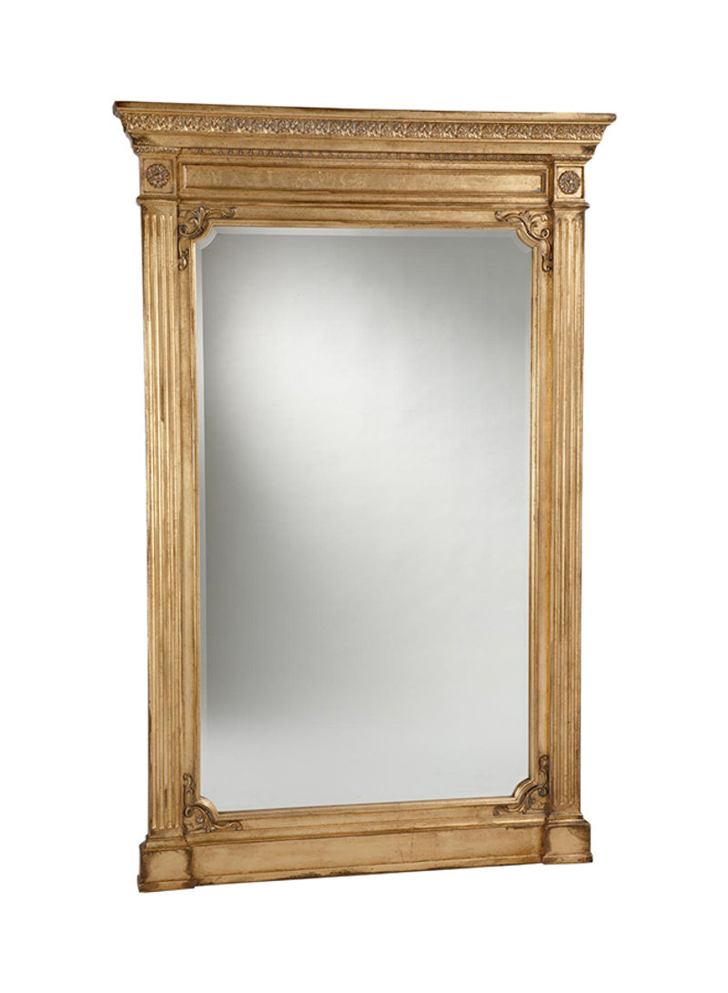 Madeleine Floor Mirror Gold 132.08 x 10.16 x 203.2centimeter