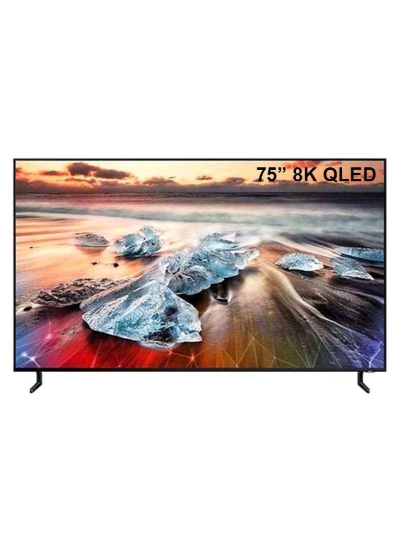75-Inch Smart 8K QLED TV (2019) QA75Q900RB Black
