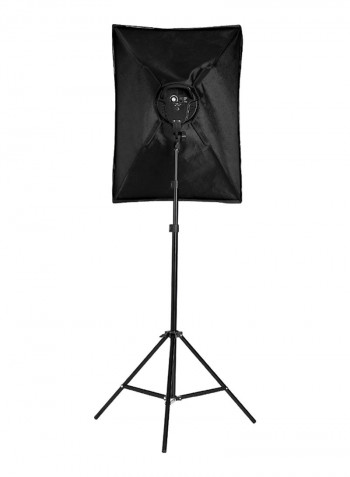 45W Bi-Color 2700K/5500K Temperature Studio Photography LED Light Black