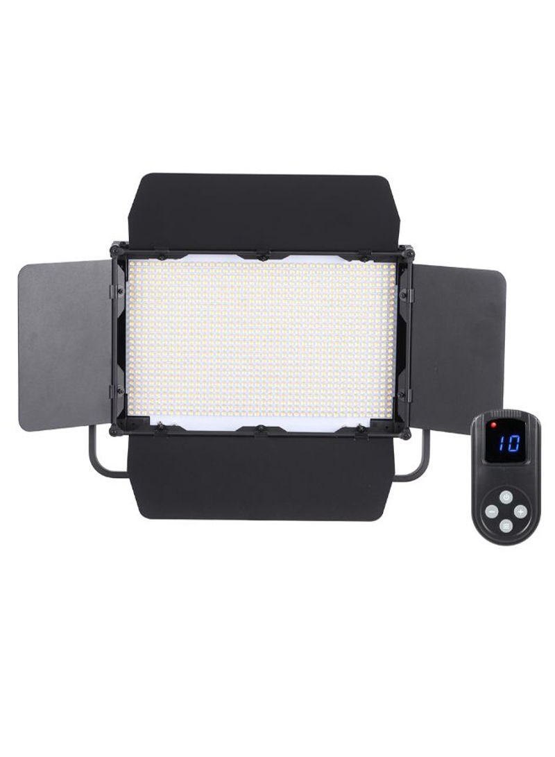 Adjustable Photography LED Light With Remote Control Black/Clear