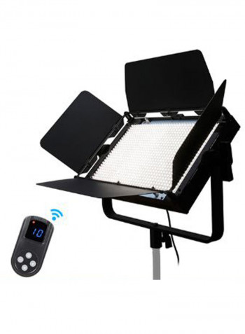 Adjustable Photography LED Light With Remote Control Black/Clear