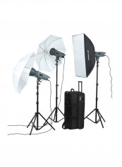 3-In-1 Studio Light Kit Black
