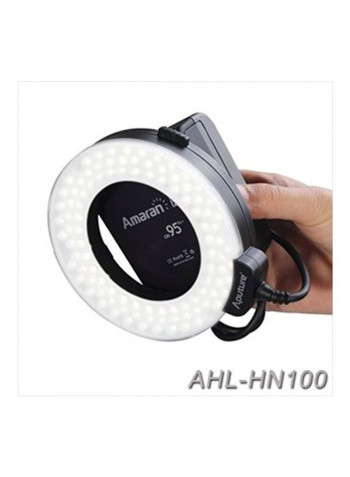 AHL-HN100 LED Ring Flash Light Black/White/Gold