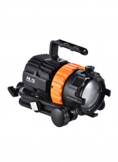 Pulsar5 50W 5600K Mini LED Spotlight Focusable Dimmable Fanless With 4-Leaf Barn Door/Separated Control/Bag