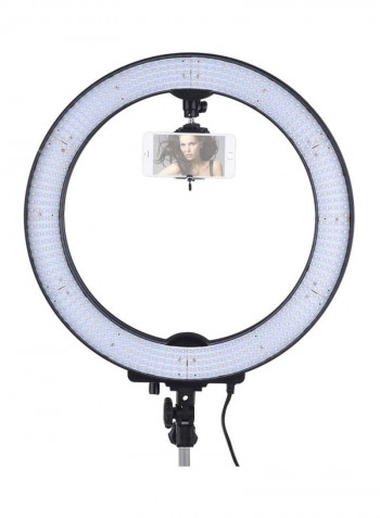 LED Photography Ring Light 52.5x48.4x10.5cm White/Black