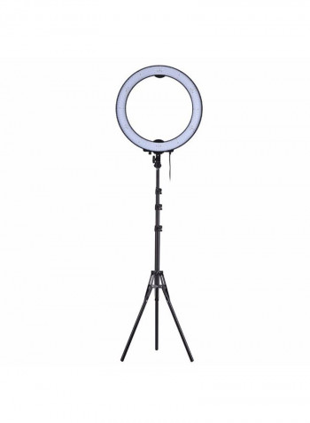 LED Photography Ring Light With Accessories 18inch White