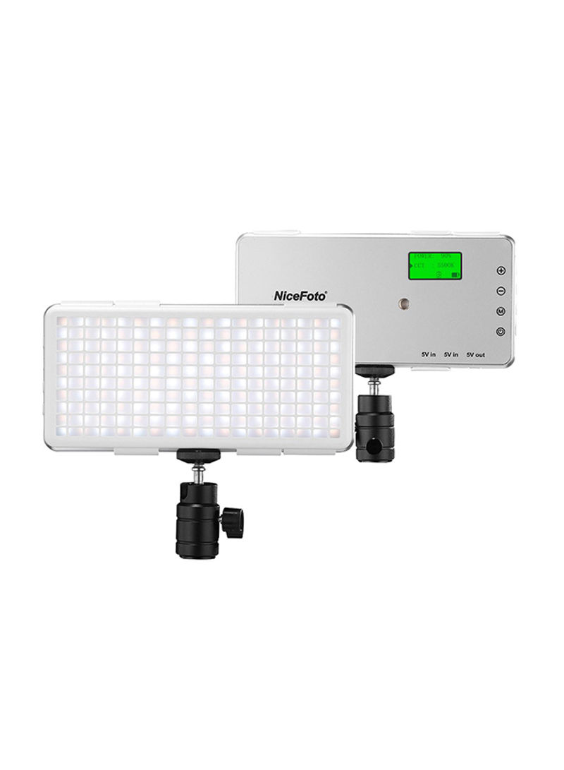 SL-120A Portable LED Video Light Lamp Panel Silver