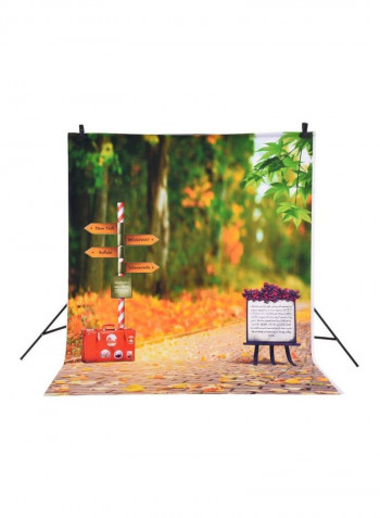 Street Graffiti Photography Background 1.5x2meter Green/Red/Yellow