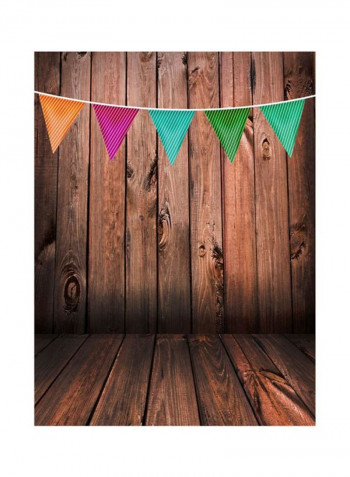 Wooden Printed Pattern Photography Background 1.5x2meter Brown