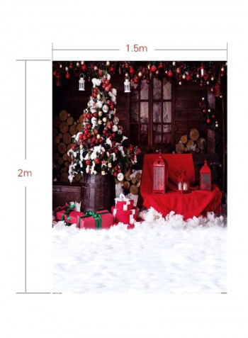 Christmas Theme Photography Background 1.5x2meter Multicolour