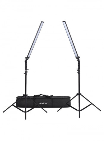 Photography Studio LED Dimmable Lighting Kit Multicolour