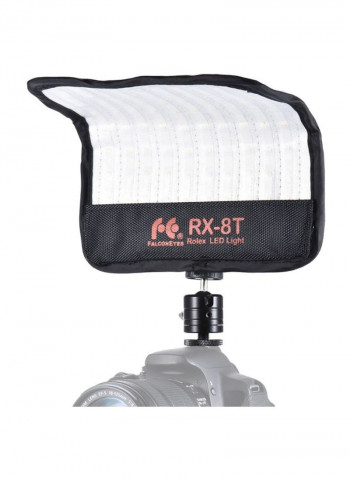 Dimmable LED Photography Light Set 21.8x0.5x21.3centimeter White