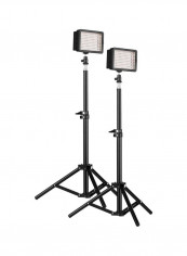 LED Video Light Kit Black