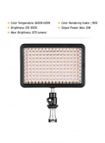 LED Video Light Kit Black