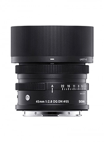 45mm f/2.8 DG DN Contemporary Lens For Sony E-Mount Camera 45millimeter Black