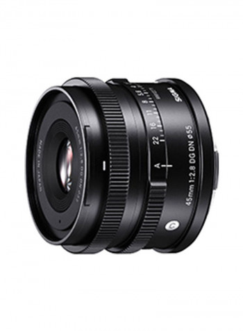 45mm f/2.8 DG DN Contemporary Lens For Sony E-Mount Camera 45millimeter Black