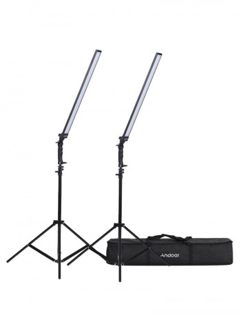 Photography Studio LED Dimmable Lighting Kit Multicolour