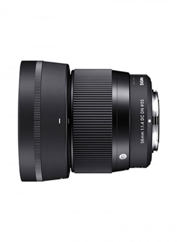 56Mm F1.4 DC DN Contemporary Lens For Mft 56millimeter Black