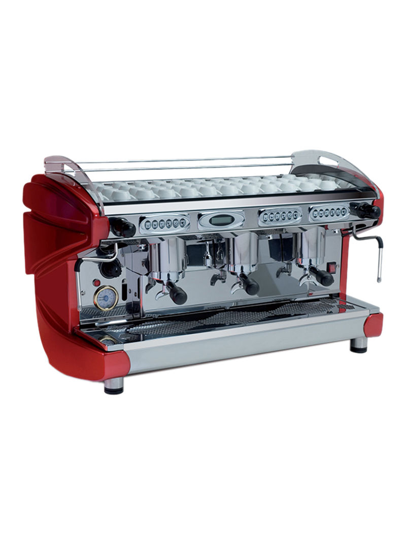 Espresso Coffee Maker 21 l 2700 W lira3gr Silver/Red