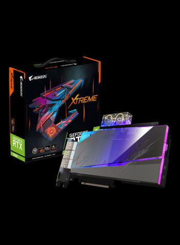 Aorus GeForce RTX 3090 Xtreme Waterforce WB 24GB Graphics Card Multicolour