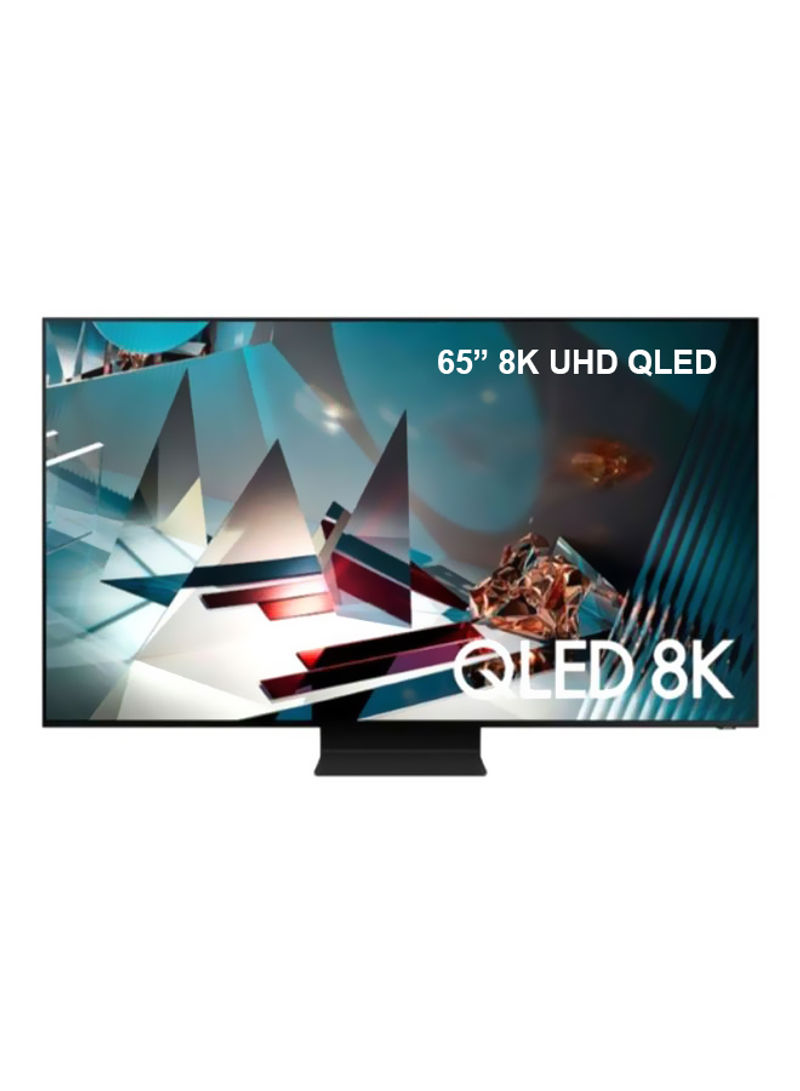 65-Inch 8K UHD Smart QLED TV QA65Q800T Black