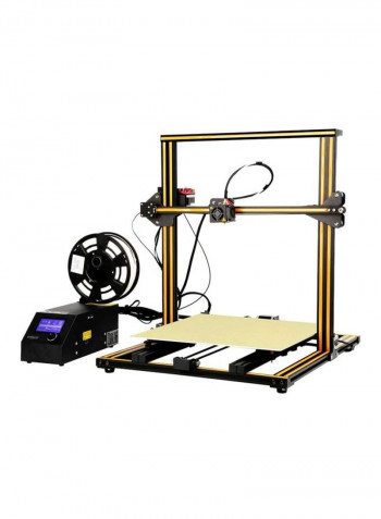 CR-10 S4 High-Precision DIY i3 3D Printer 70x69x61cm Black/Yellow