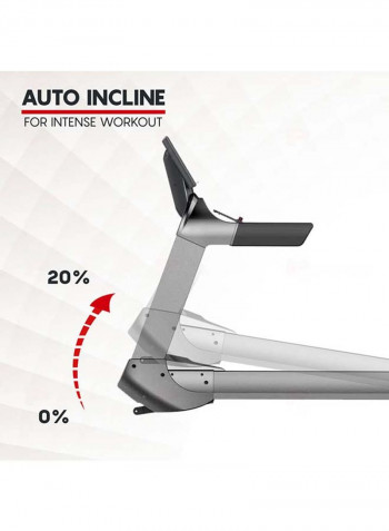 6.0 HP Motorized Commercial Treadmill With Automatic Incline 250kg