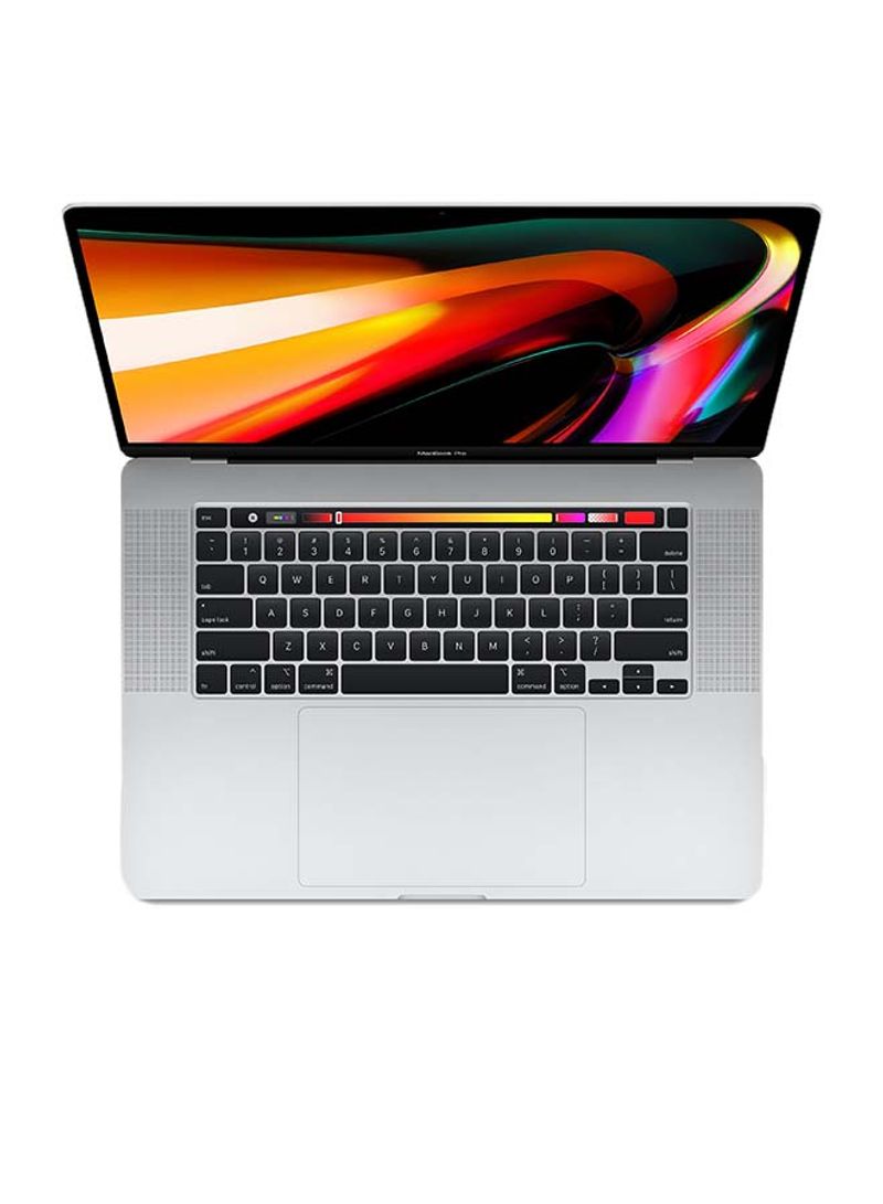 MacBook Pro Touch Bar Laptop 16-Inch Retina Display, Core i9 Processor with 2.3GHz 8core/16GB RAM/1TB SSD/4GB AMD Radeon Pro 5500M Graphic Card English-Arabic Keyboard - 2019 Silver