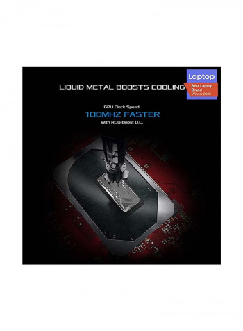 Rog Strix SCAR 17 G732LXS-HG089T Gaming Laptop With 17.3-Inch FHD Display, Core i7-10875H Processor/32GB RAM/1TB SSD/8GB Nvidia GeForce RTX 2080 Super Graphics Card Black