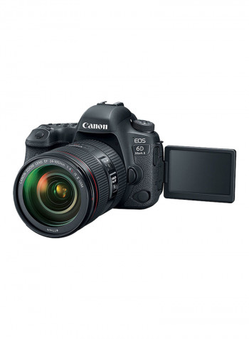 EOS 6D Mark II DSLR With EF 24-105mm f/4L IS II USM Lens 26.2MP,LCD Touchscreen, Built-In Wi-Fi, NFC, Bluetooth And GPS Geotagging Technology