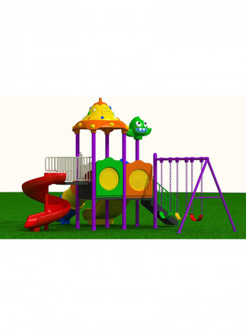 7-In-1 Swings And Slides Set 600x400x340centimeter