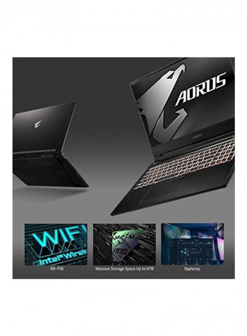 AORUS 5 Gaming Laptop With 15.6-Inch Display, Corei7 Processer/16GB RAM/512GB SSD/Nvidia GeForce GTX 1650 Ti Graphics Card Grey