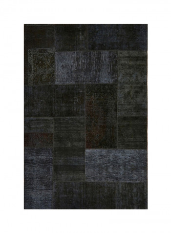 Patchwork Collection Carpet Black 250x170centimeter