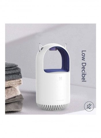 USB LED Electric Mosquito Insect Fly Traper LJ213222 White/Blue