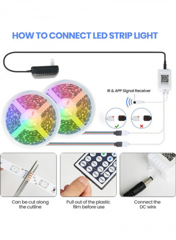 RGB LED Strip Lights Multicolour 18.00x6.50x17.50cm