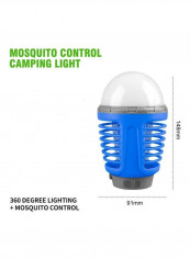 Tent Light Waterproof Rechargeable Mosquito Bulb LJ21040822 Blue