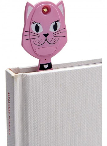 LED Reading Book Light Clip On Adjustable Travel Bookmark Lamp Pink
