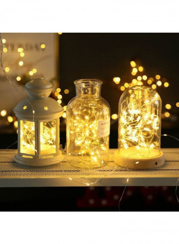 LED Fairy String Light Yellow 15x10x450centimeter