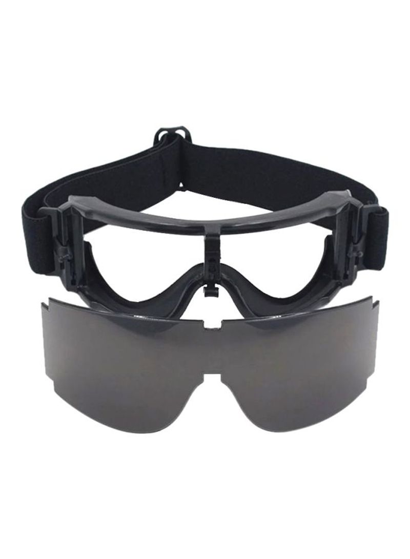 Uv400 Protective Tactical Eyewear Goggles 135millimeter
